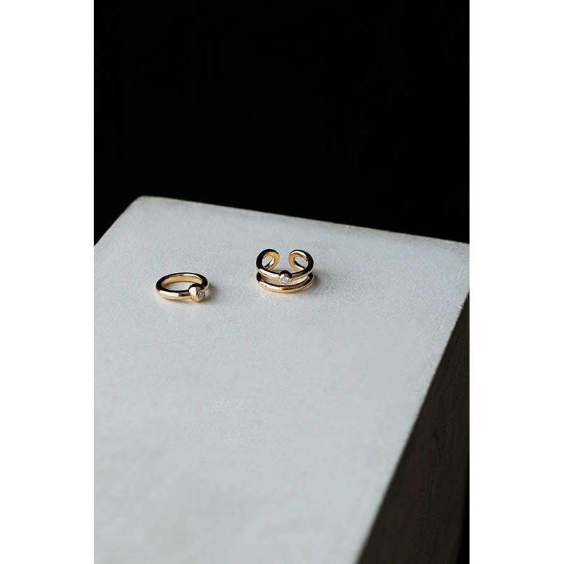 ラボサークルリング - ゴールドコーティング