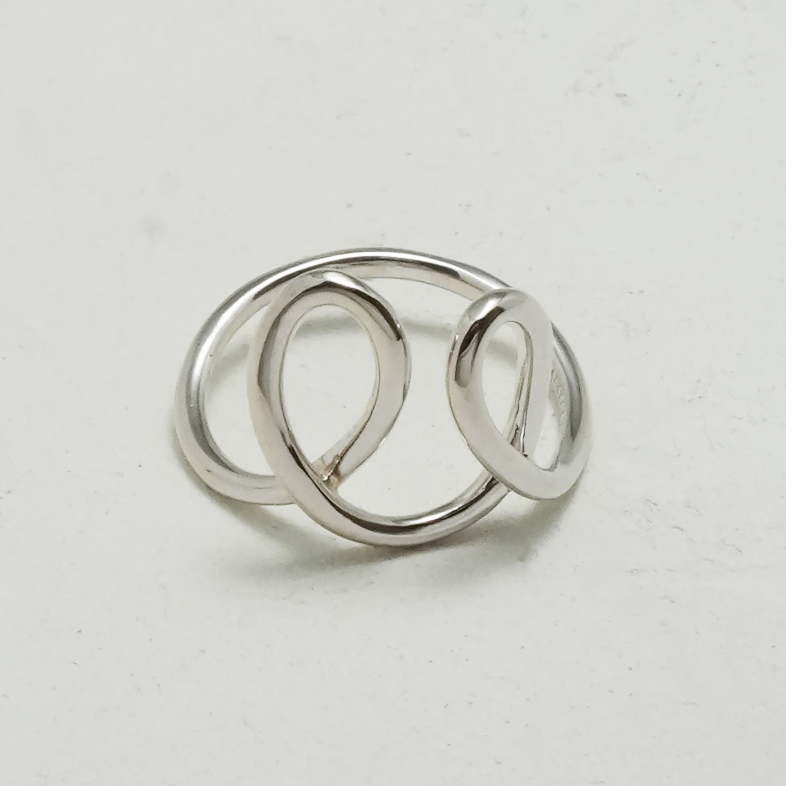 ワイヤーリング - ラビット：シルバー