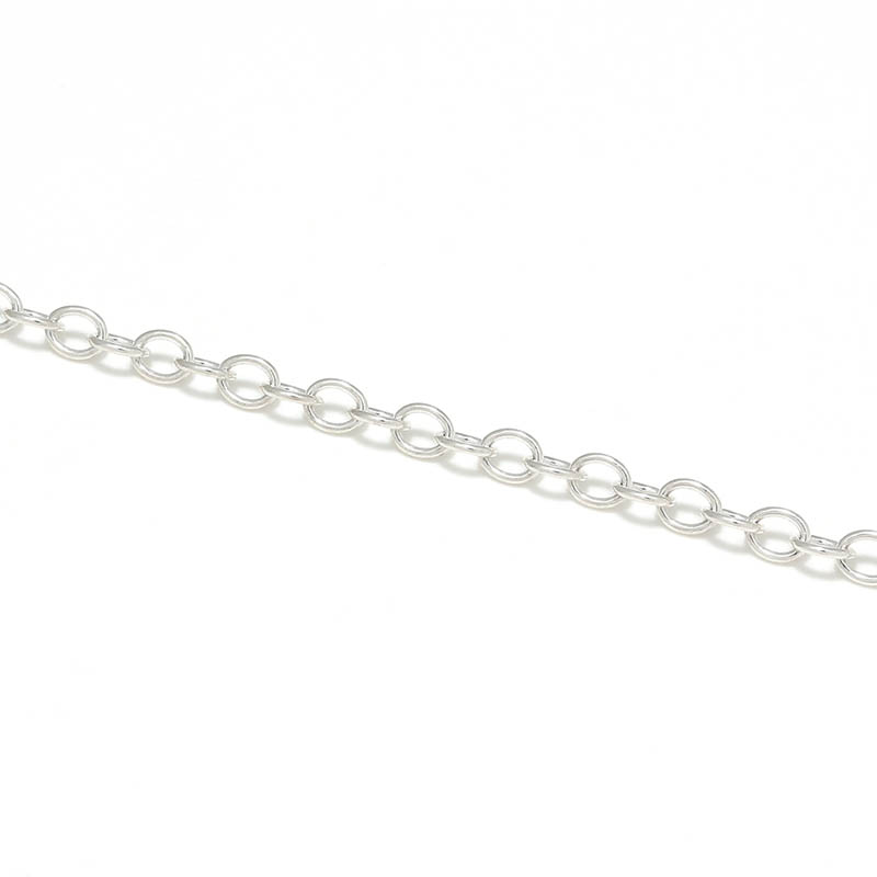 JUST GOOD Chain Bracelet - Round - Silver