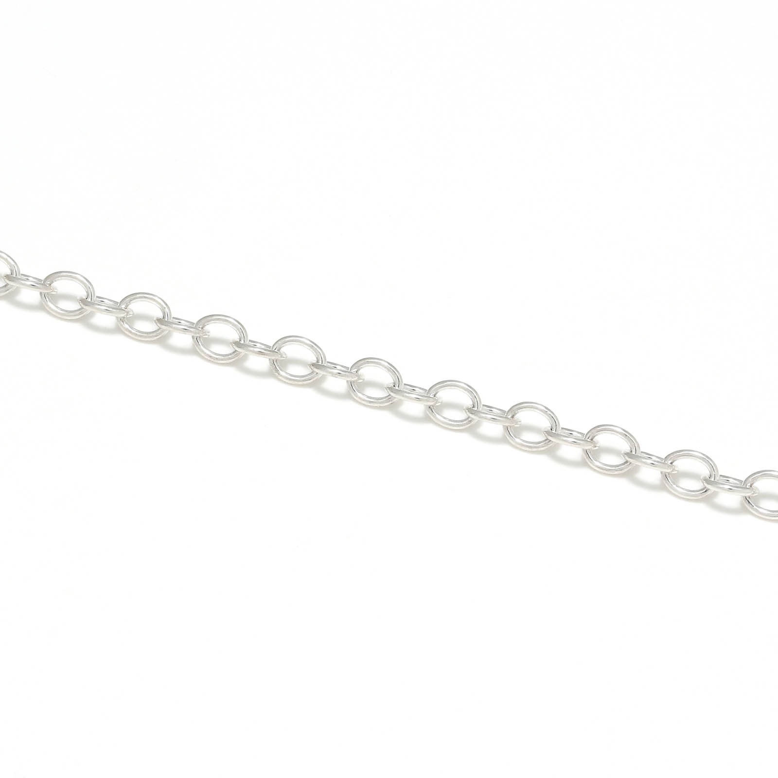 JUST GOOD Chain Bracelet - Round - Silver
