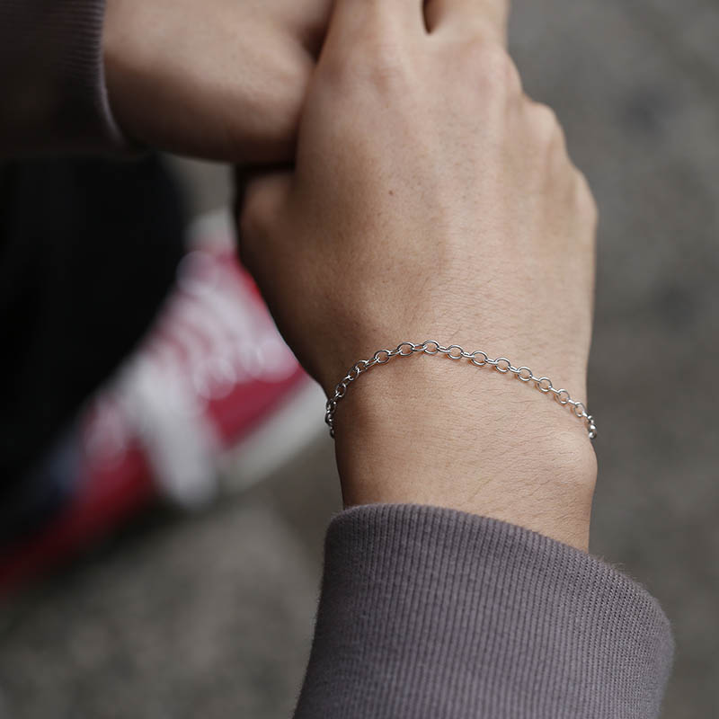 JUST GOOD Chain Bracelet - Round - Silver(ジャストグッドチェーンブレスレット - ラウンド - シルバー) SWING(スウィング)