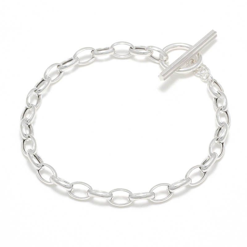 SWING（スウィング） Hollow Chain Bracelet TYPE:2 - Silver（ホロー 