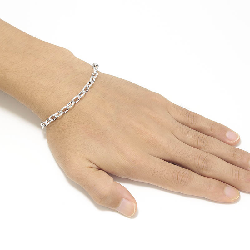 Hollow Chain Bracelet TYPE:2 - Silver
