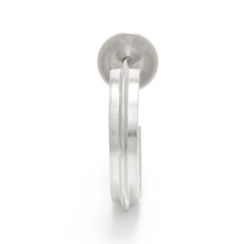 Twinkle Star Hoop Pierce - Silver