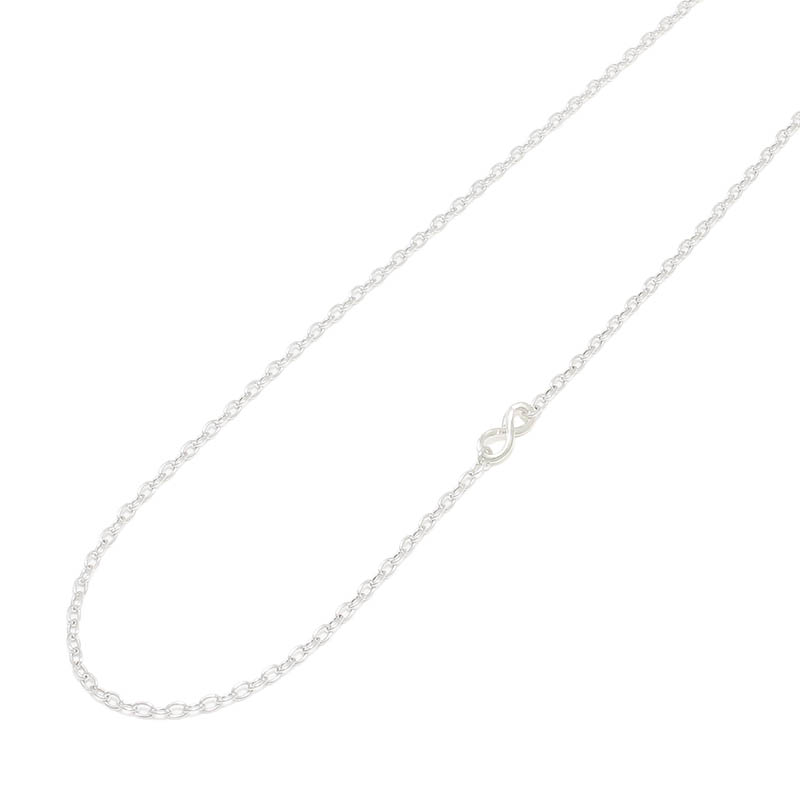 Hollow Chain Necklace - Silver
