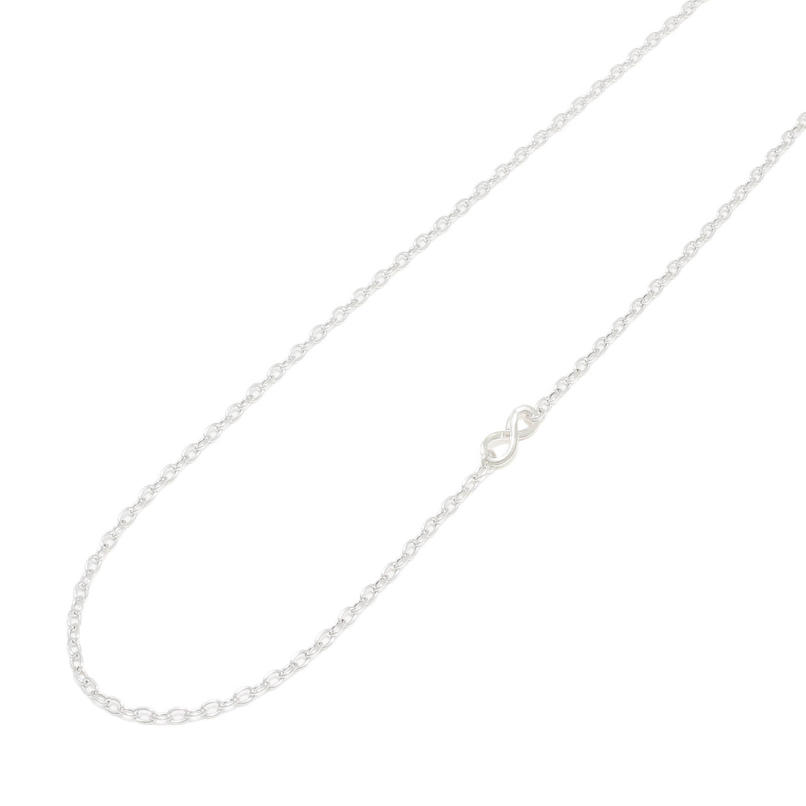 Hollow Chain Necklace - Silver