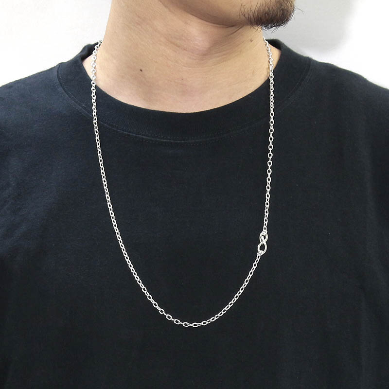 Hollow Chain Necklace - Silver