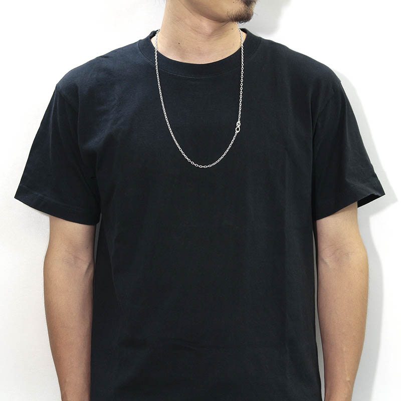 Hollow Chain Necklace - Silver