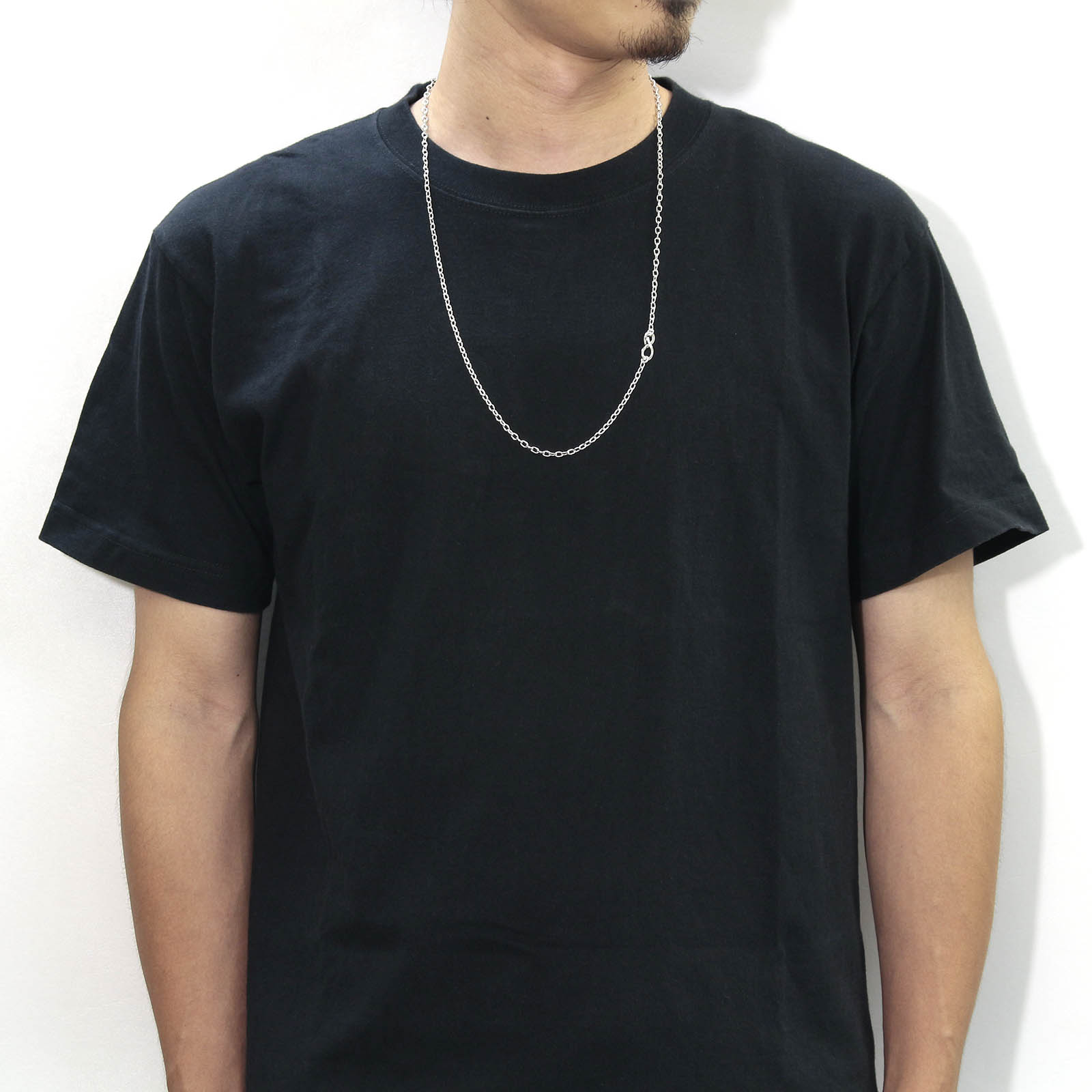 Hollow Chain Necklace - Silver