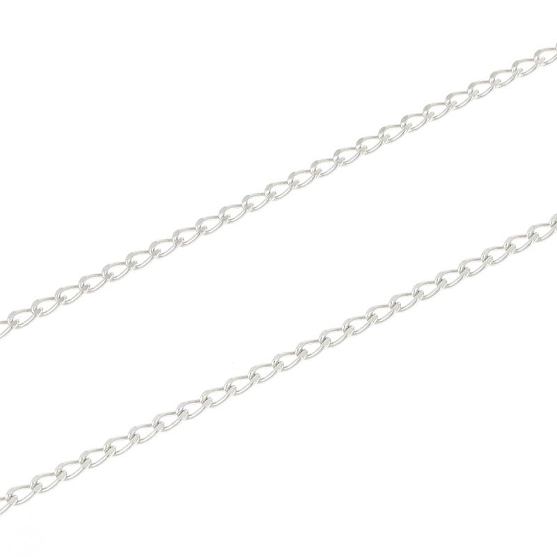 JUST GOOD Chain Necklace - Classic - Silver