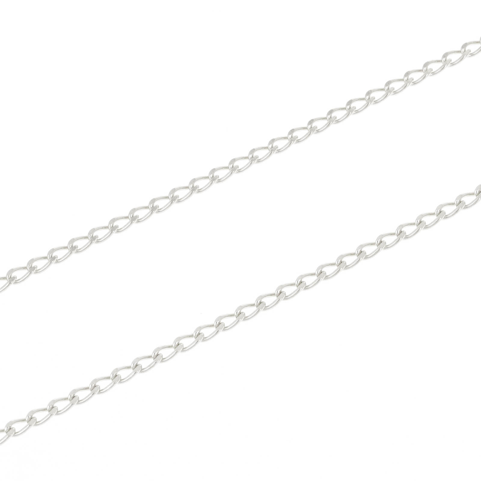 JUST GOOD Chain Necklace - Classic - Silver