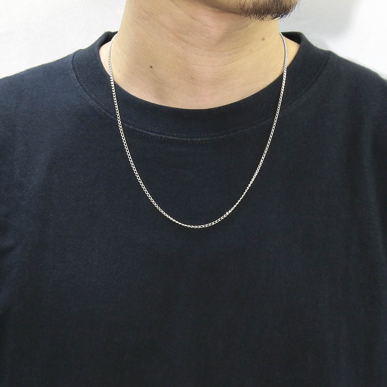 JUST GOOD Chain Necklace - Classic - Silver