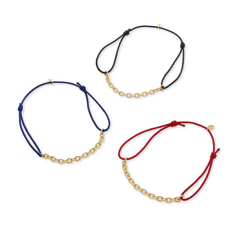 JUST GOOD Chain Cord Bracelet - GV