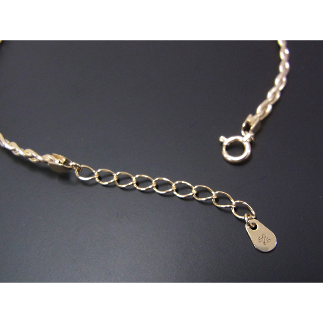 Woven Bangle - L K10Yellow Gold