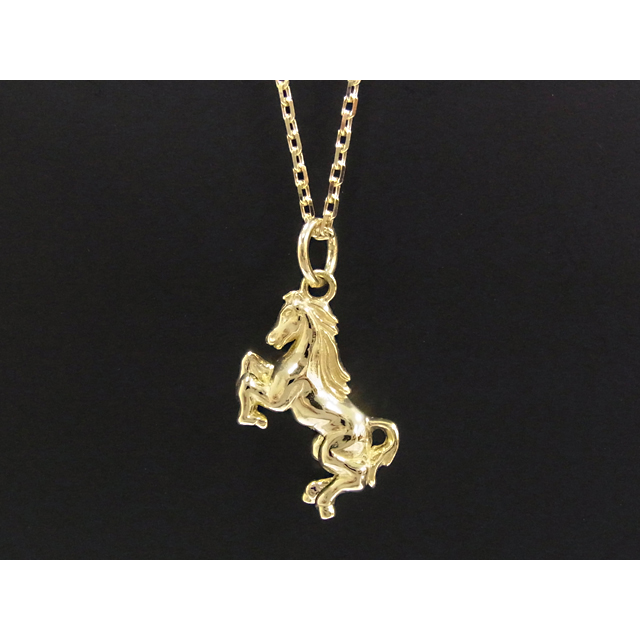 Horse Charm - K18Yellow Gold