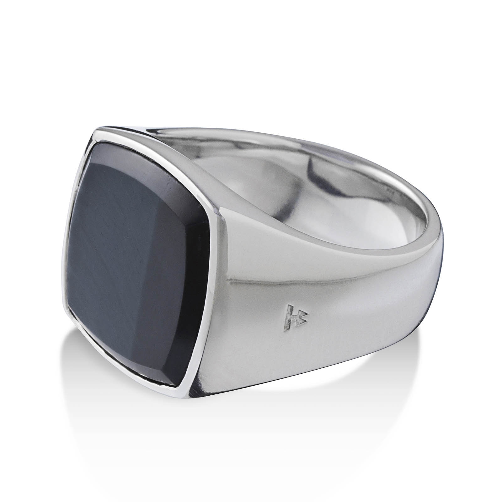 Cushion Blue Hawk Eye (M) Ring