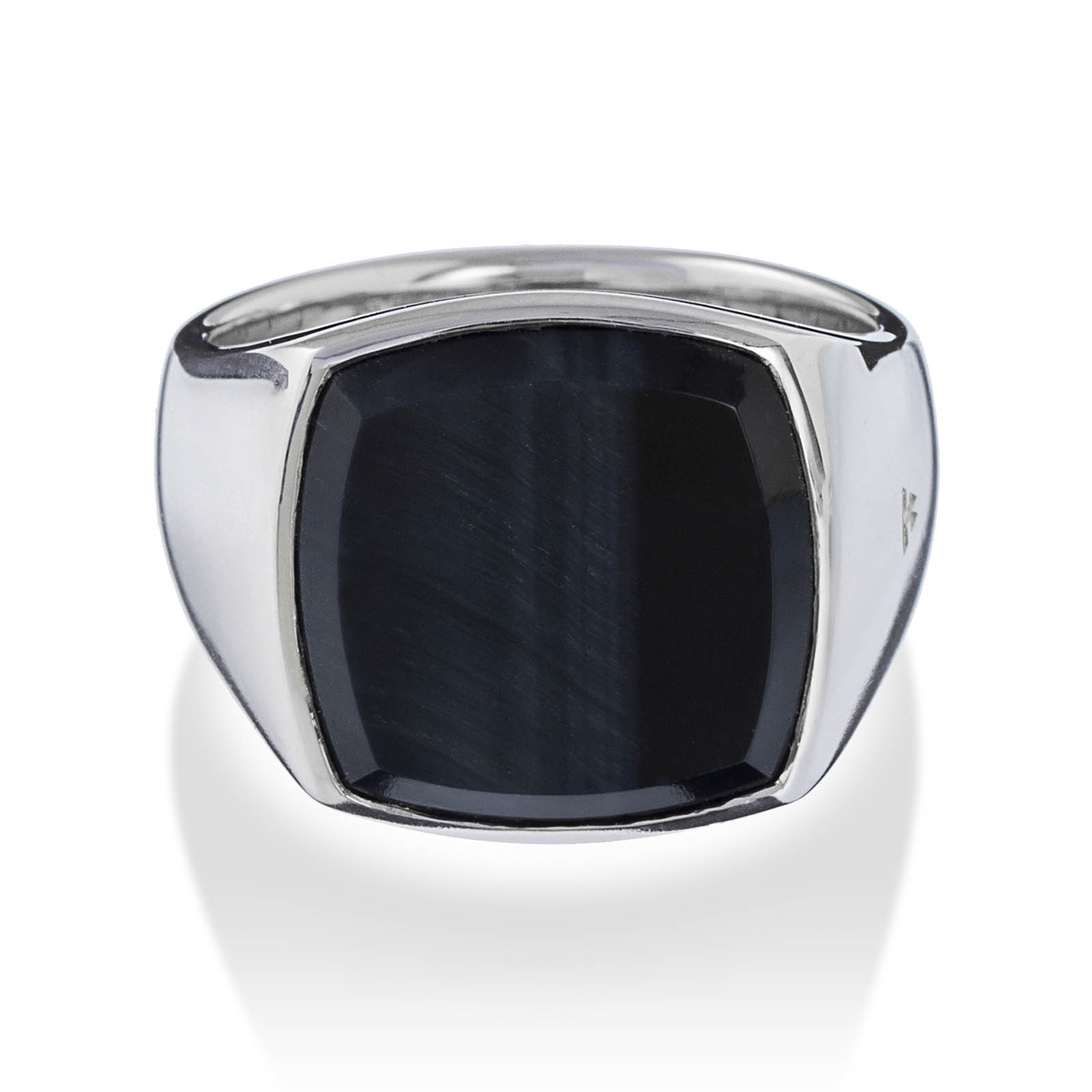 Cushion Blue Hawk Eye (M) Ring