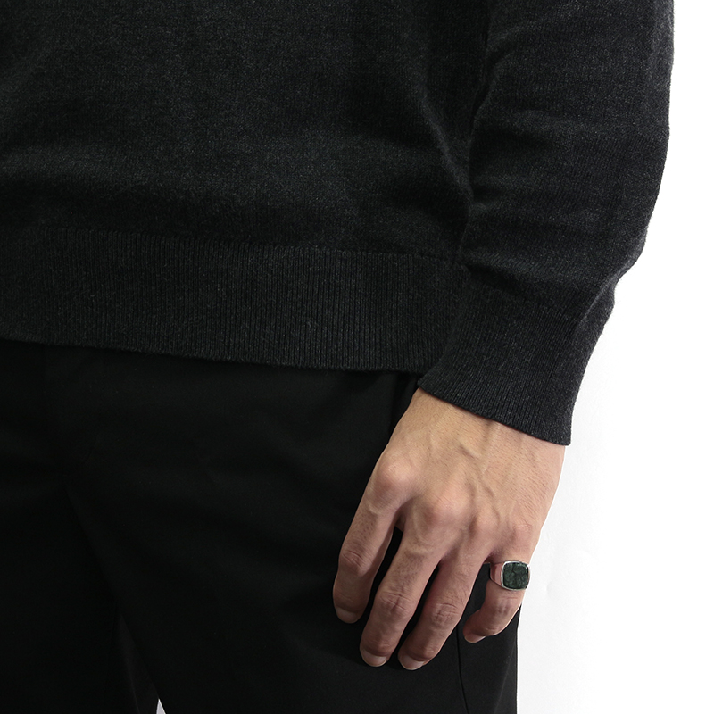 TOMWOOD(トムウッド) Cushion Green Marble Ring(クッション