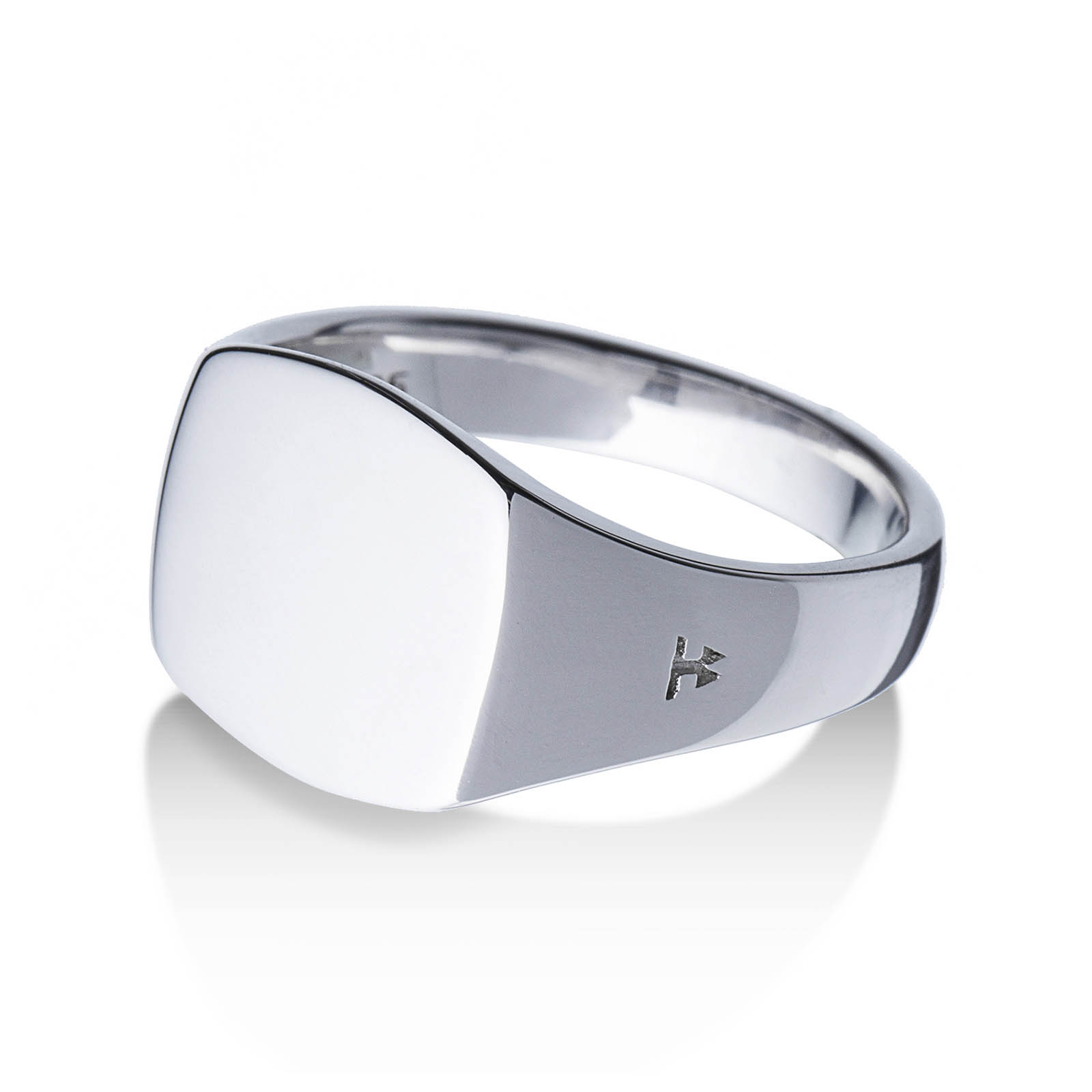 Mini Signet Cushion Ring