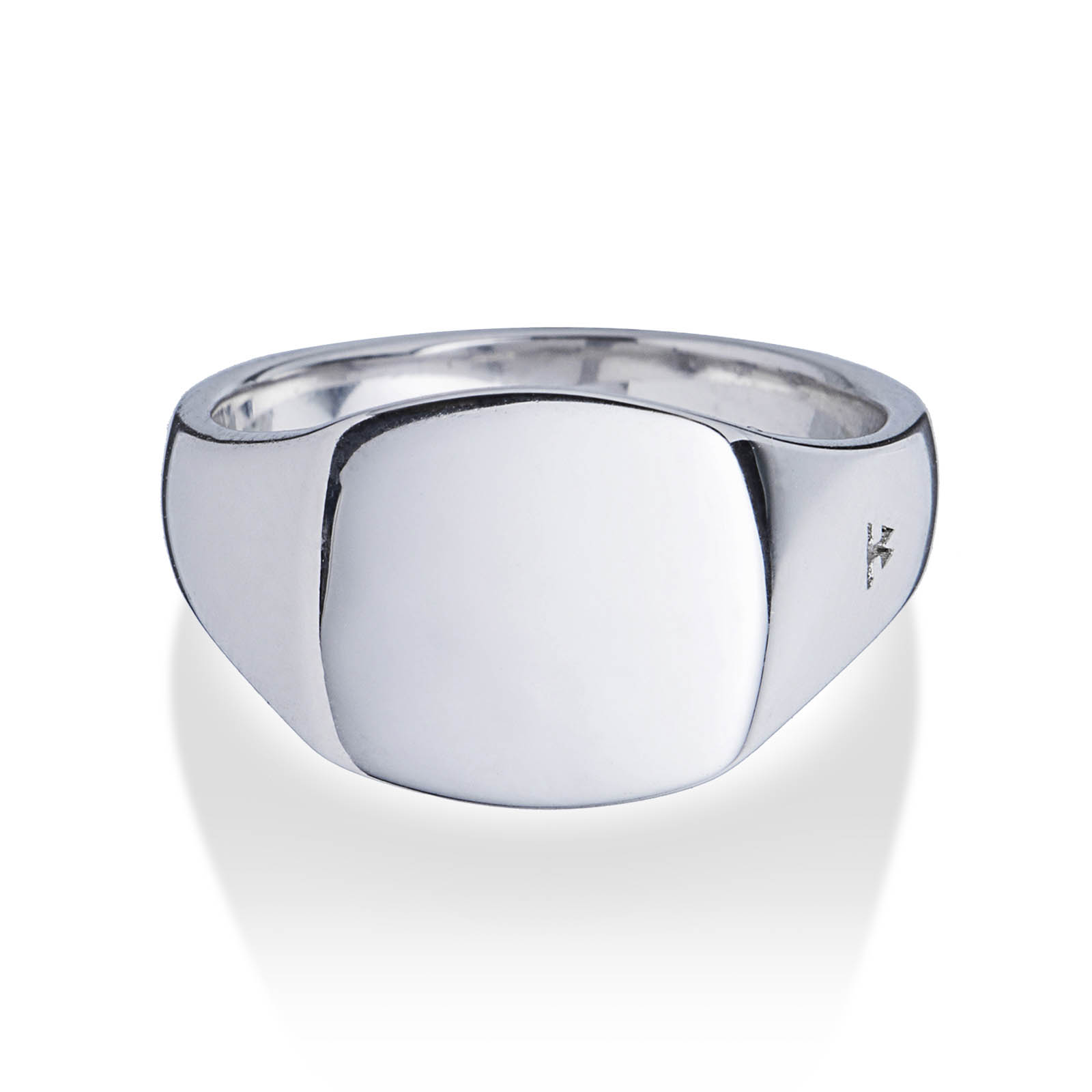 Mini Signet Cushion Ring