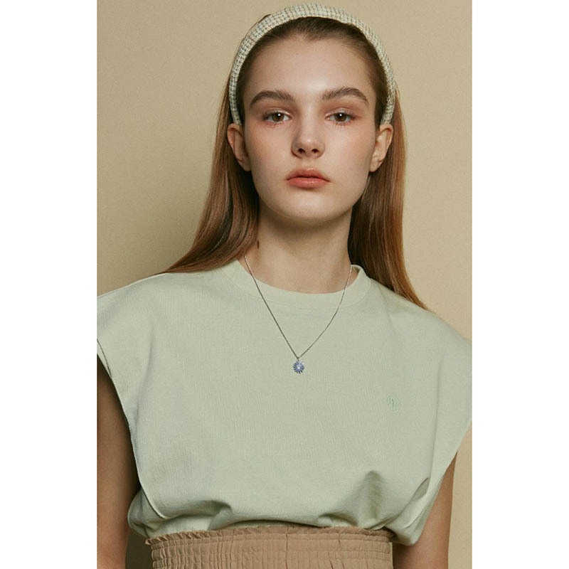 VINTAGE HOLLYWOOD(ヴィンテージハリウッド)BLUE MARGARET NECKLACE - SMALL(ブルーマーガレットネックレス - スモール)