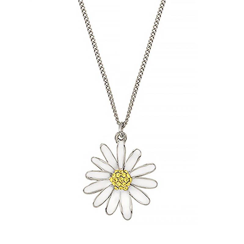 VINTAGE DAISY NECKLACE - SILVER