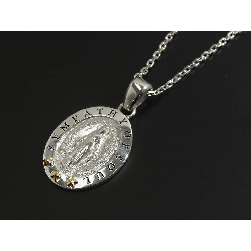 S.O.S fp恵比寿店、WEB限定 Medium Maria Necklace w/Star（ミディアムマリアネックレス w/スター）  SYMPATHY OF SOUL（シンパシーオブソウル）