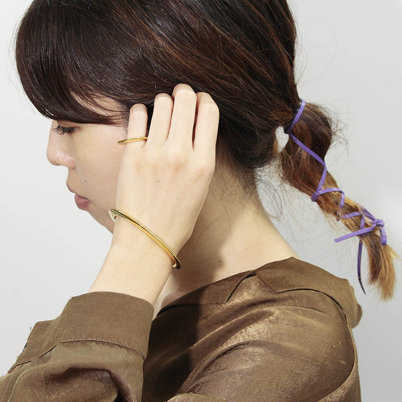 Horizon Bangle - Gold Plated