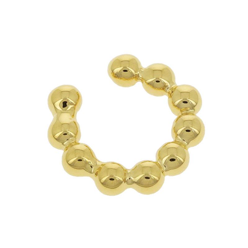 Bubble Link Ear Cuff Small - Gold Plated
