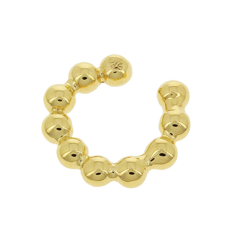 Bubble Link Ear Cuff Small - Gold Plated