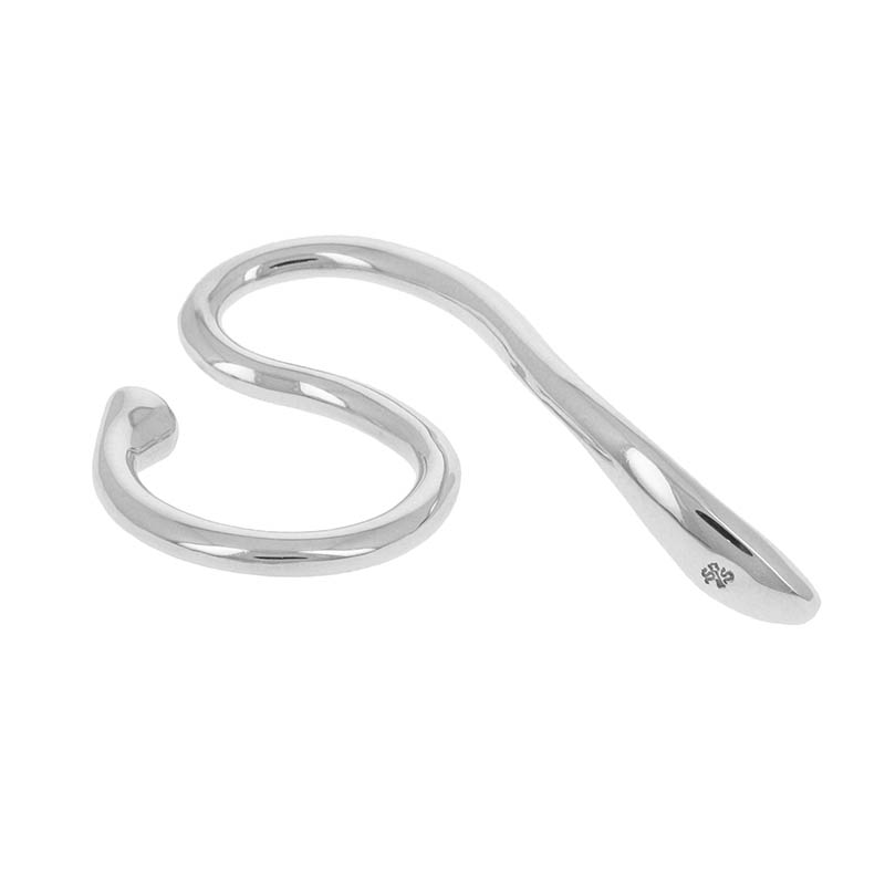 Liquid Ear Cuff Large - Silver