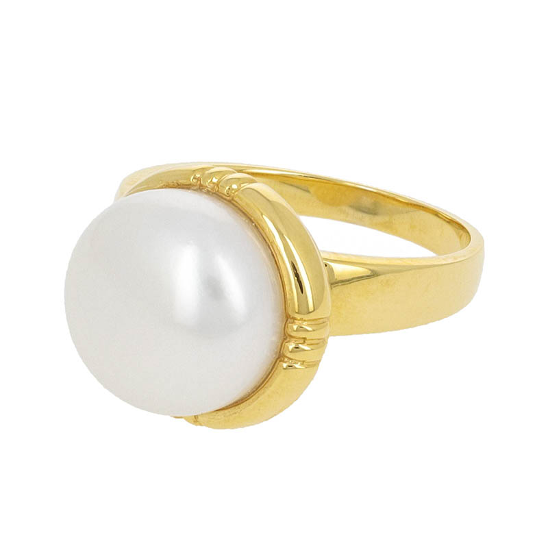 Tilt Pearl Ring