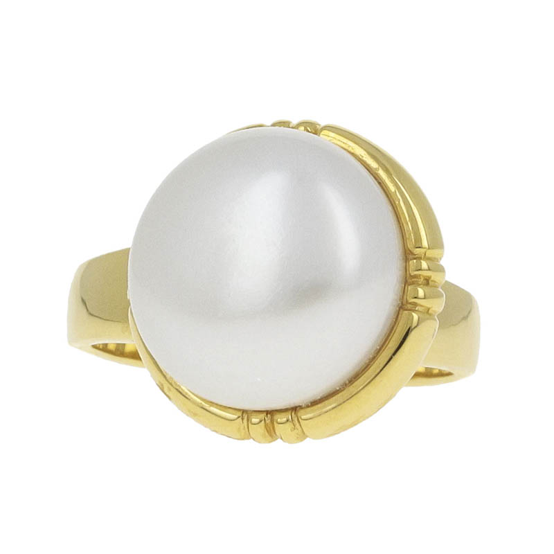Tilt Pearl Ring