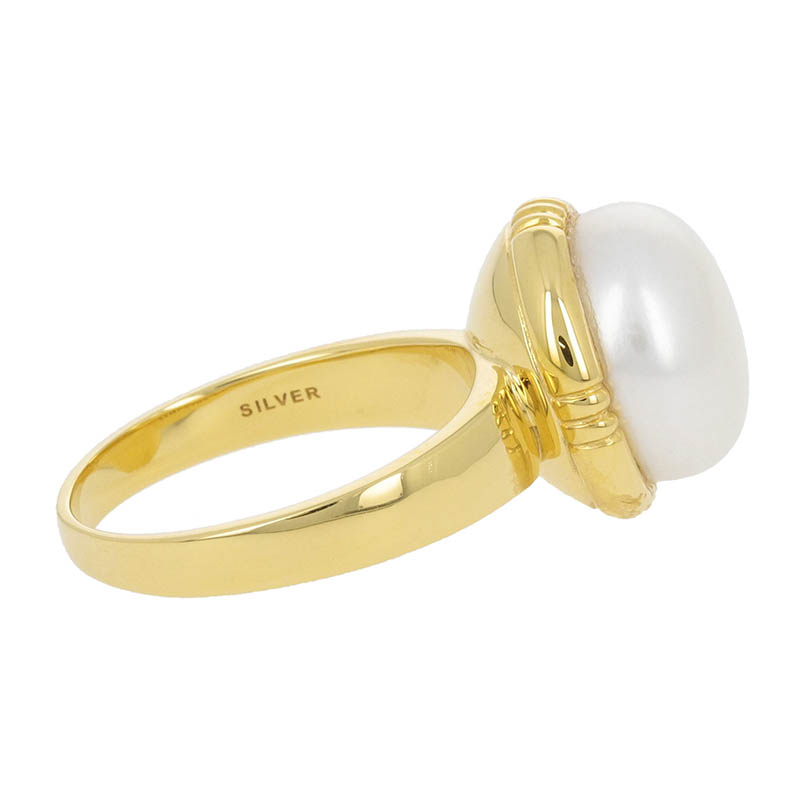 Tilt Pearl Ring