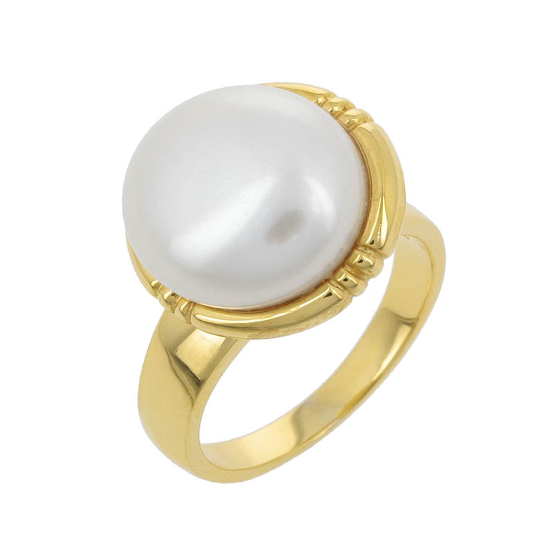 Tilt Pearl Ring