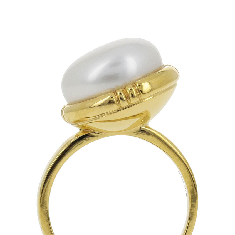 Tilt Pearl Ring
